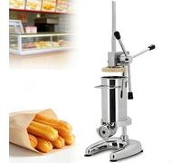 Macchina per churros manuale per uso intensivo da 2/3 litri Macchina per churros verticale professionale in acciaio inox Macchina per ciambelle alla frutta latinoamericana Per ristoranti(2l)