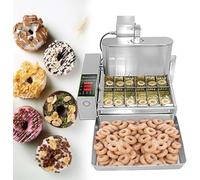Macchina per ciambelle - Mini 6 file, capacità 2600 pezzi/ora, ideale per friggere ciambelle e preparare snack di strada