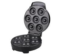 Macchina per Ciambelle Mini,con Manico Antiscottatura e Spia Luminosa | Macchina per Frittelle con Piastra Antiaderente,per Cucina Appartamento Ristorante Caffè Pasticceria Waffle Dolci Fatti in Casa