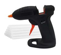 Macchina per colla a caldo - Penna per colla a caldo in alluminio | Kit di mini pistola per colla | Pistola senza fili per colla fusa | Per decorazione, progetti di tessuto