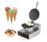 Macchina Per Coni Gelato Elettrica Commerciale Gelatiera elettrica da 1200 W - commerciale per involtini primavera o frittate, temperature da 50 °C a 300 °C - Per pasticcerie, ristoranti, ne