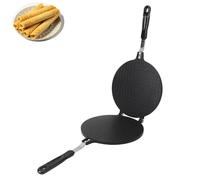 Macchina per coni waffle per uso domestico, macchina per coni gelato da 8,7 pollici, macchina per waffle, macchina per involtini primavera, macchina per involtini primavera (Stile lucido)