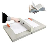 Macchina per cordonatura manuale della carta, strumento per cordonatura resistente con righello di posizionamento e base antiscivolo, profondità larghezza, per piegatura cordonatura di A3 A4 A5
