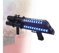Macchina Per Coriandoli Lanciatore di elettrico portatile a 3 colpi, pistola a spruzzo, effetto nebbia per Halloween, Natale, eventi, feste, con luce a LED