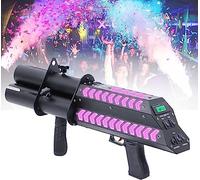 Macchina Per Coriandoli Lanciatore di portatile a 3 colpi, Jet elettronico per feste, bambini, matrimoni