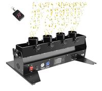 Macchina Per Coriandoli Lanciatore di portatile, cannone elettrico professionale con telecomando per feste DJ, discoteche, matrimoni, palchi, concerti, eventi, spettacoli, Natale