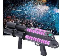 Macchina Per Coriandoli Lanciatore di portatile, macchina elettronica per matrimoni, spruzzatore portatile, argento