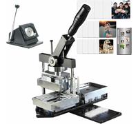 Macchina per creare badge magnetici quadrati per frigorifero, 100 set di materiali per la creazione di bottoni quadrati, bottoni con foto, bottoni regalo, per progetti artigianali e fai da te.