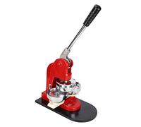 Macchina per Creare Bottoni, Kit per Punzonatrice Spille da 75 Mm Macchina Multifunzione per Creare Spille con 500 Bottoni Vuoti Kit per la Creazione di Parti di Bottoni per
