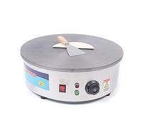 Macchina per crepe, crepe elettrica, temperatura regolabile e rivestimento antiaderente, viene fornito con raschietto e spatola, per crepes, pancake, galettes e burritos, taccos, 3000 W