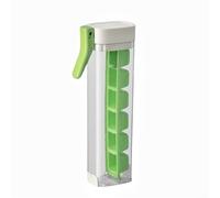 Macchina per cubetti di ghiaccio portatile a pressione, per whisky, cocktail, birra, caffè, fai da te, rilascio compatto con un solo tocco con meccanismo efficiente, materiale PP + PC, per (verde)