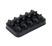 Macchina per cubetti ghiaccio a forma teschio a tema, A | Stampo per ghiaccio in silicone a rilascio facile per succhi whisky, cocktail, strumento da cucina per uso