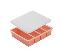 Macchina per cubetti ghiaccio in silicone qualità con coperchio a scatto, perfetta per cubetti ghiaccio per cocktail e bevande per feste