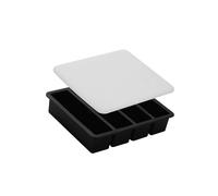 Macchina per cubetti ghiaccio in silicone qualità con coperchio a scatto, perfetta per cubetti ghiaccio per cocktail e bevande Set stampi per ghiaccio Club
