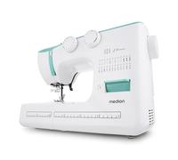Macchina per cucire a braccio libero MEDION SM60 (60 watt, 60 punti diversi con asole, luce di cucitura a LED, infilatore automatico, pulsante di inversione, tagliafilo, MD10689)