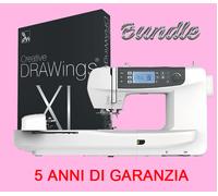 MACCHINA PER CUCIRE E RICAMARE NECCHI LOGICA NCH01AX CREATIVE CON SOFTWARE