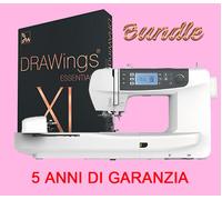 MACCHINA PER CUCIRE E RICAMARE NECCHI LOGICA NCH01AX ESSENTIAL CON SOFTWARE