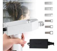 Macchina Per Dreadlock All'Uncinetto Istantanea, Con Testa Per Intrecciare 6/8/10/12/14/16 Mm, Macchina Portatile Per Dreadlock Istantanei, Con Prese D'Aria