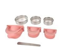 Macchina per Dumplings, Pressa Manuale per Dumplings, Wonton e Potsticker, Strumento Fai-da-te Multifunzione con 7 Accessori per Feste in Famiglia a Casa (Tipo C)