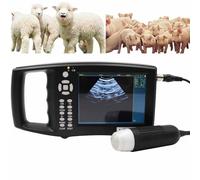 Macchina per Ecografia Veterinaria Portatile con Sonda 3,5 MHz,Kit Scanner Ultrasuoni Veterinario,Macchina Gravidanza Ultrasuoni degli Animali,Riproduzione HD a Colori,per Maiale Pecore
