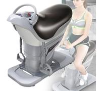 Macchina per equitazione da interno con movimento 3D a 20 velocità, musica Bluetooth, capacità 150 kg, 3 modalità intelligenti, display LCD per fitness a casa e allenamento addominale