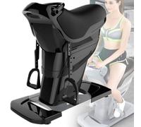 Macchina per equitazione da interno con movimento 3D a 20 velocità, musica Bluetooth, capacità 150 kg, 3 modalità intelligenti, display LCD per fitness a casa e allenamento addominale
