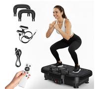 Macchina per esercizi con piastra vibrante, piattaforma con piastra vibrante per drenaggio linfatico, piastra vibrante Power Shaping a 180 velocità regolabili, peso massimo 150 kg
