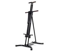 Macchina per esercizi di arrampicata verticale - allenamento cardio completo con monitor LCD, supporta fino a 150 kg, ideale per palestra domestica e fitness total body