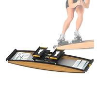 Macchina per esercizi di sci - Attrezzatura per allenamento glutei, stepper per scale per fitness domestico, attrezzatura per esercizi aerobici, capacità di carico 150 kg