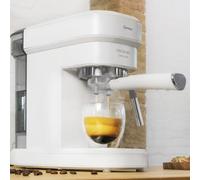 Macchina Da Caffè Cafelizzia 790 White Per Espresso E Cappuccino. 1350w, Thermoblock, 20 Bar, 1 O 2 Caffè, Vaporizzatore, Serbatoio 1,2l