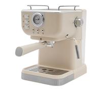 Macchina per espresso, macchina da caffè schiumogena, macchina da caffè semiautomatica, pompa a pressione da 20 bar, serbatoio dell'acqua rimovibile da 1,5 l, con cucchiaio dosatore e portafiltro