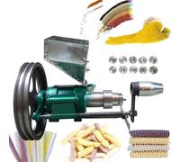 Macchina per estrusore alimentare per la produzione di snack - Lavorazione di riso e mais ad alto rendimento con telaio di supporto e stampi