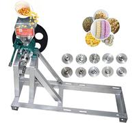 Macchina per estrusore alimentare soffiato per riso e mais, 25-50 kg/h multifunzione Snack Maker con 10 stampi per cornflakes e bastoncini cavi