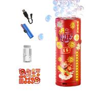 Macchina per fare bolle per | Soffiatore a bolle automatico e portatile con luci | con macchina luminosa per Capodanno - per matrimoni, feste, compleanni, attività all'aperto