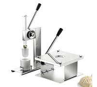Macchina per fare chignon semiautomatica con pressa per impasti e macchina di chiusura, ad alto rendimento, 500 panini all'ora, per uso domestico e commerciale
