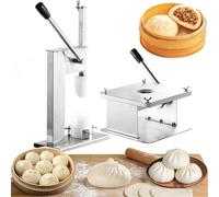 Macchina per fare chignon, strumento manuale per gnocchi, in acciaio inox, per preparare 400-500 panini all'ora, ideale per baozi e gnocchi, essenziale per la cucina