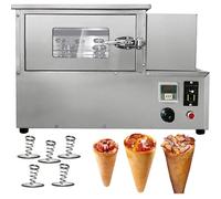 Macchina Per Fare Coni Per Pizza, Macchina Per Coni Per Waffle Commerciale Con 5ripiani Rotanti,temperatura E Potenza Regolabili:12pezzi/3minuti,riscaldamento Uniforme a 360°,gusto Fatto a Mano