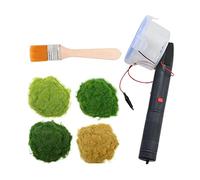 Macchina per floccaggio portatile per progetti fai da te scena, layout puntelli micro paesaggio 4 erba polvere, set 3
