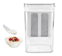 Macchina per formaggio, colino per yogurt con coperchio, lavabile in lavatrice, filtro fine riutilizzabile, 1100 ml, filtro per yogurt a maglia fine, per latte, succhi di frutta, accessori da cucina