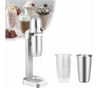 Macchina per frappè commerciale da 180 W, miscelatore elettrico in acciaio inox, shaker a testa singola con tazze da 800 ml, ideale per ristoranti e camion alimentari