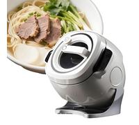 Macchina per friggere 1000 W, 6 L fornello automatico con Smart Touch, girevole a 360° per riscaldamento uniforme, robot da cucina commerciale, dispositivo di cottura pigro