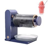 Macchina per frullati, macchina elettrica per ghiaccio a fiocchi di neve, tritaghiaccio ricaricabile e silenzioso, macchina per ghiaccio tritato ricaricabile tramite USB,White