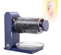 Macchina per frullati, tritaghiaccio elettrico a forma di fiocco di neve, perfetta per frullati fatti in casa e bevande ghiacciate, con stampi per ghiaccioli,Purple