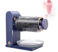 Macchina per frullati, tritaghiaccio silenzioso ricaricabile, tritaghiaccio elettrico a forma di fiocco di neve, macchina per ghiaccio tritato ricaricabile tramite USB,Purple