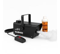 Macchina per fumo + liquido per fumo, 1 litro, potenza 400 Watt, flusso molto buono, tempo di riscaldamento rapido, serbatoio 0,3 litri, facile da trasportare, ideale per DJ