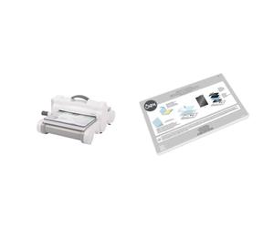 Macchina per fustellatura e goffratura Sizzix Big Shot Plus per arte e artigianato & 660583 Accessori Piattaforma Big Shot Plus, Standard, Acciaio Inossidabile, Bianco