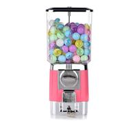 Macchina per Gashapon, Macchina per vendere capsule/giocattoli, Giocattolo a sorpresa nostalgico e distributore di caramelle, adatto a bambini e adulti, utilizzabile per decorazione di casa, fes pink