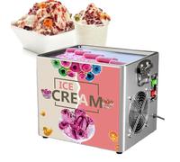 Macchina per gelato allo yogurt fritto,Macchina per gelato roll da 330W,progettazione con refrigerazione a tubi di rame ad anello,per la produzione di gelato, gelati roll,Adatta per pasticcerie