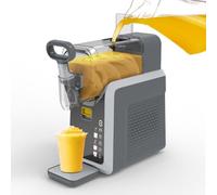 Macchina per gelato commerciale, macchina elettrica per frullati, capacità 2000 ml, 5 funzioni per fango della neve, frappè e gelato