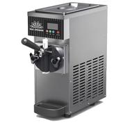 Macchina per Gelato Commerciale,Resa 4-8 Kg/H, Gelatiera Soft Da Banco Monogusto 450 W/750 W, Tramoggia 3,5 L, Cilindro 1,2 L, Con Pulizia Automatica E Pre-Raffreddamento,Grey-750W